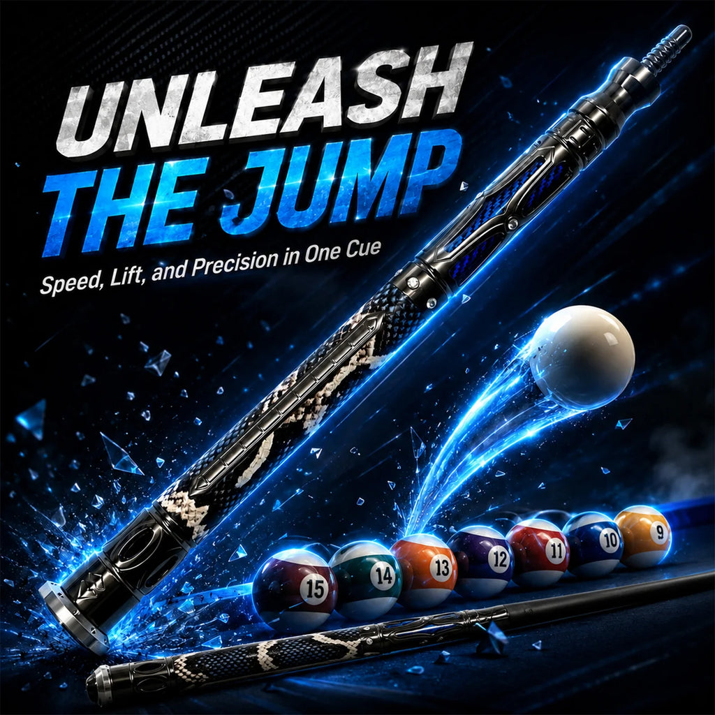 Transk Metal Dragon Slayer Jump Cue - Blue (Limited)