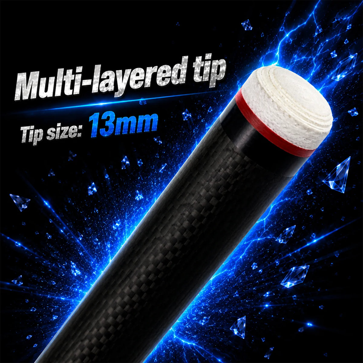 Transk Metal Dragon Slayer Jump Cue - Blue (Limited)