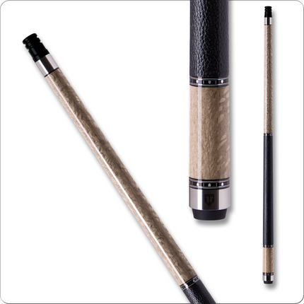 Cuetec Cynergy Truewood Sycamore Pool Cue - Leather Wrap