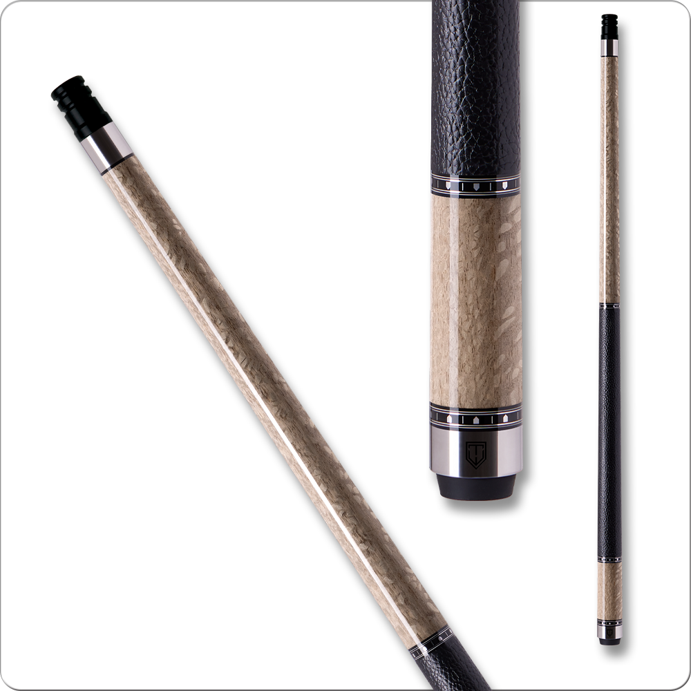 Cuetec Cynergy Truewood Sycamore Pool Cue - Leather Wrap