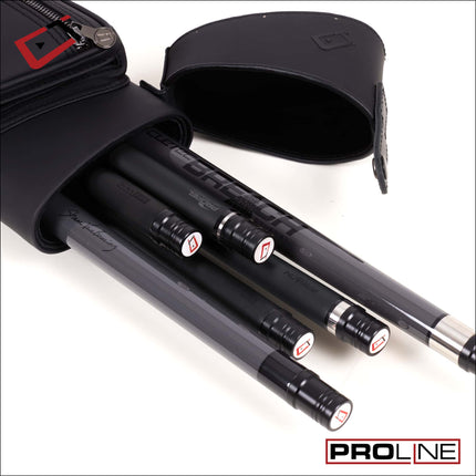 Cuetec Pro Line 3x5 Noir Hard Cue Case