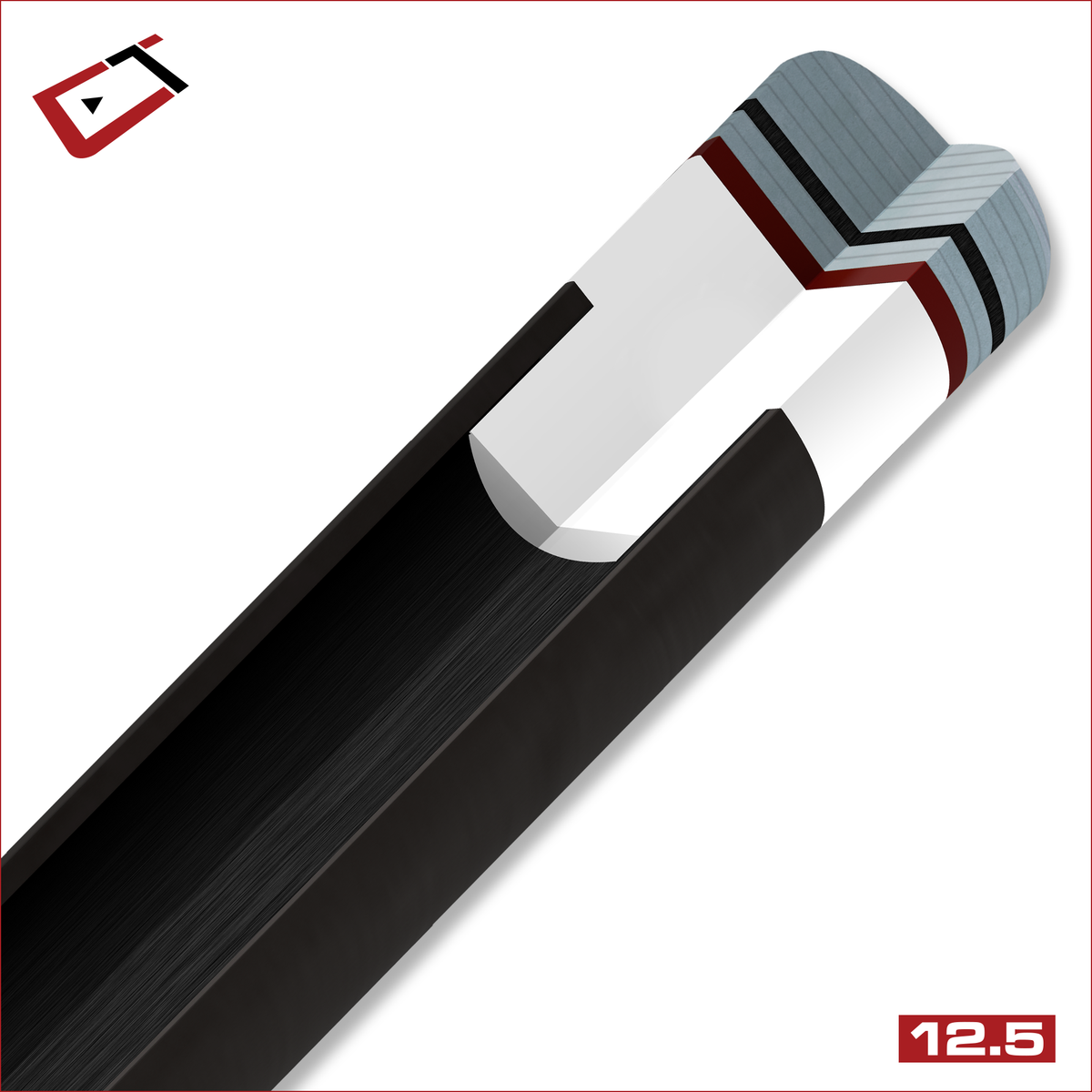 Cuetec Cynergy Carbon Fiber Shaft - 12.5mm