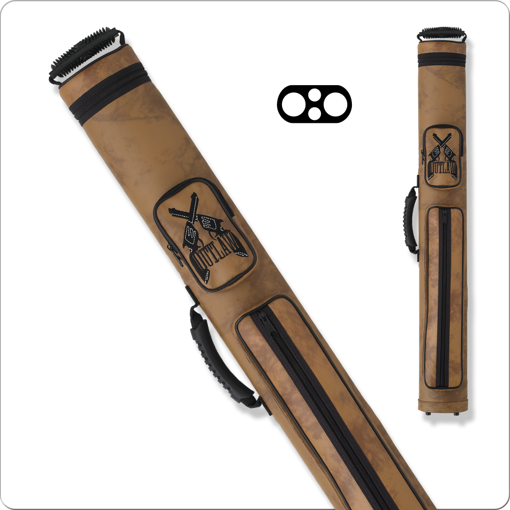 Outlaw 2 Butt 2 Shaft Guns Hard Case