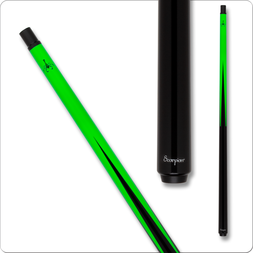 Scorpion SCO123 Carbon Fiber Sneaky Pete Pool Cue - Green
