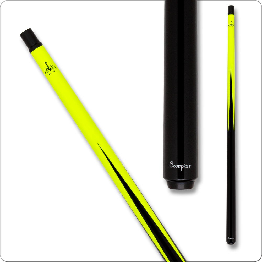 Scorpion SCO125 Carbon Fiber Sneaky Pete Pool Cue - Yellow