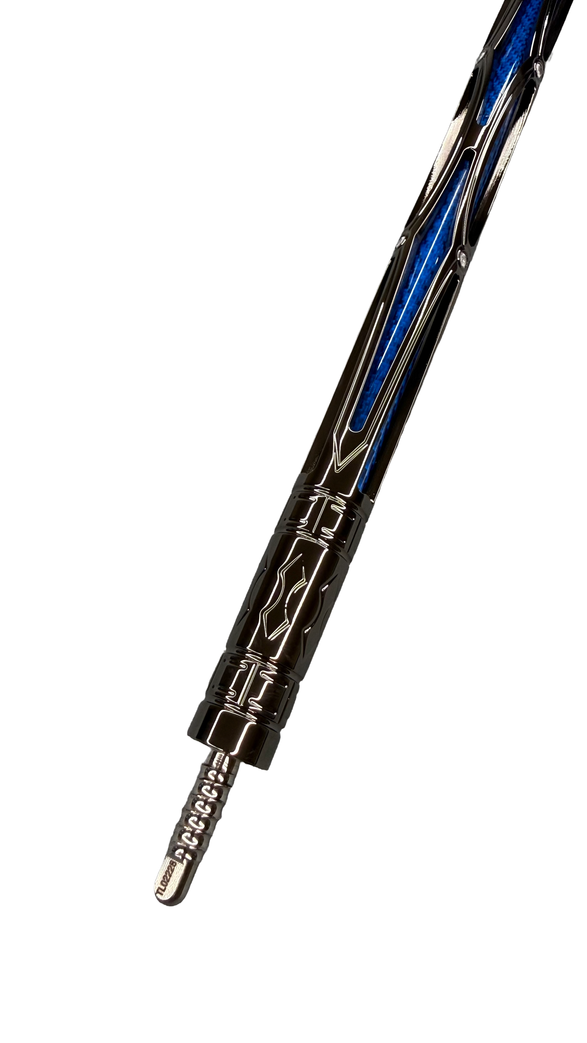 Transk Limited Blue Metal Pool Cue Set with Accessories