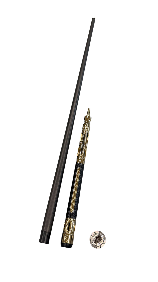 Transk Metal Dragon Slayer Jump Cue - Gold