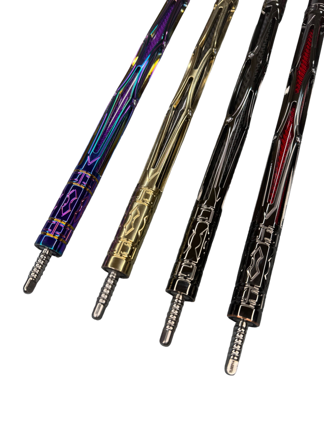 Transk Metal Carbon Fiber Pool Cue - with Full accessories and Box