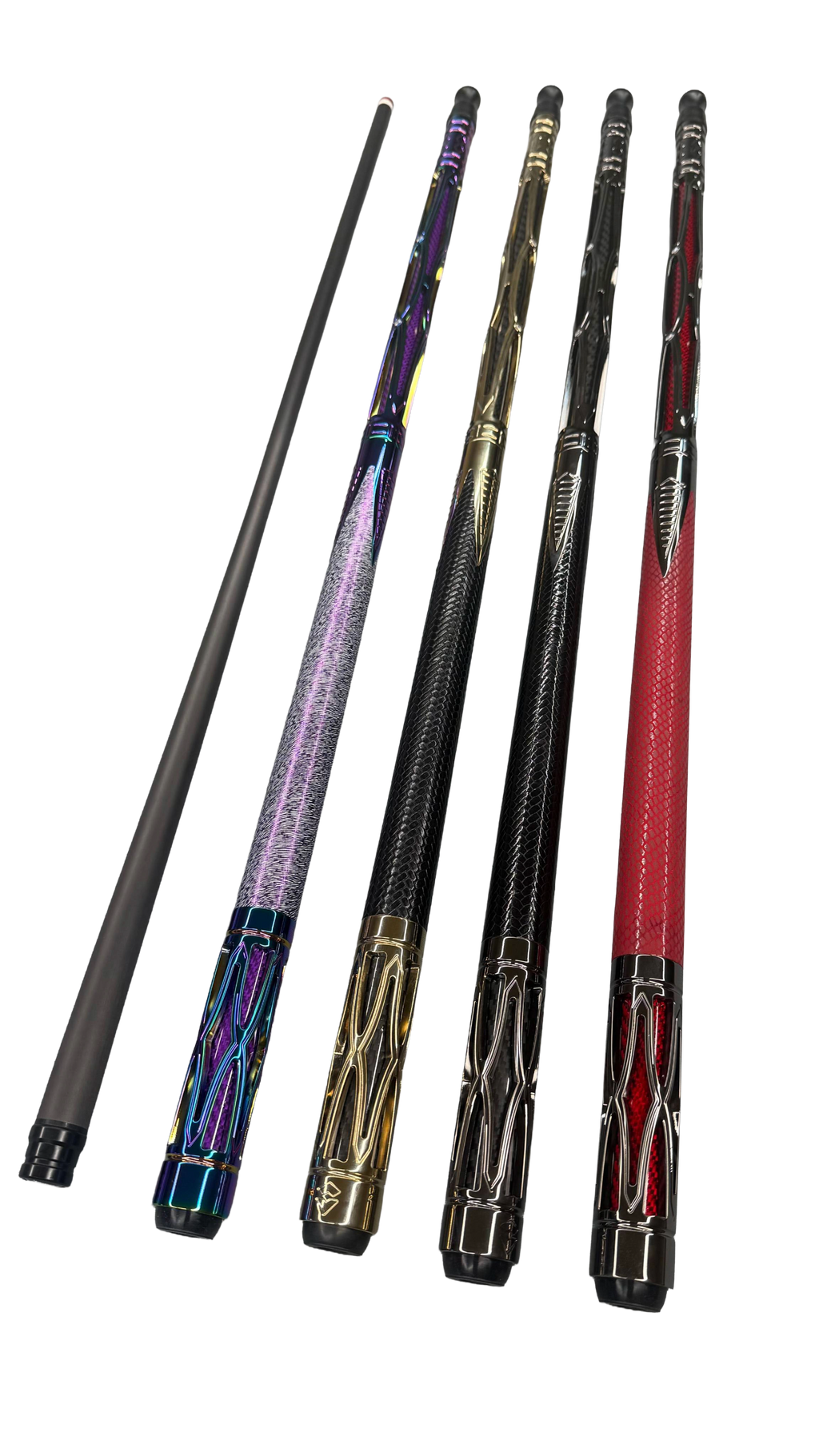 Transk Metal Carbon Fiber Pool Cue - with Full accessories and Box