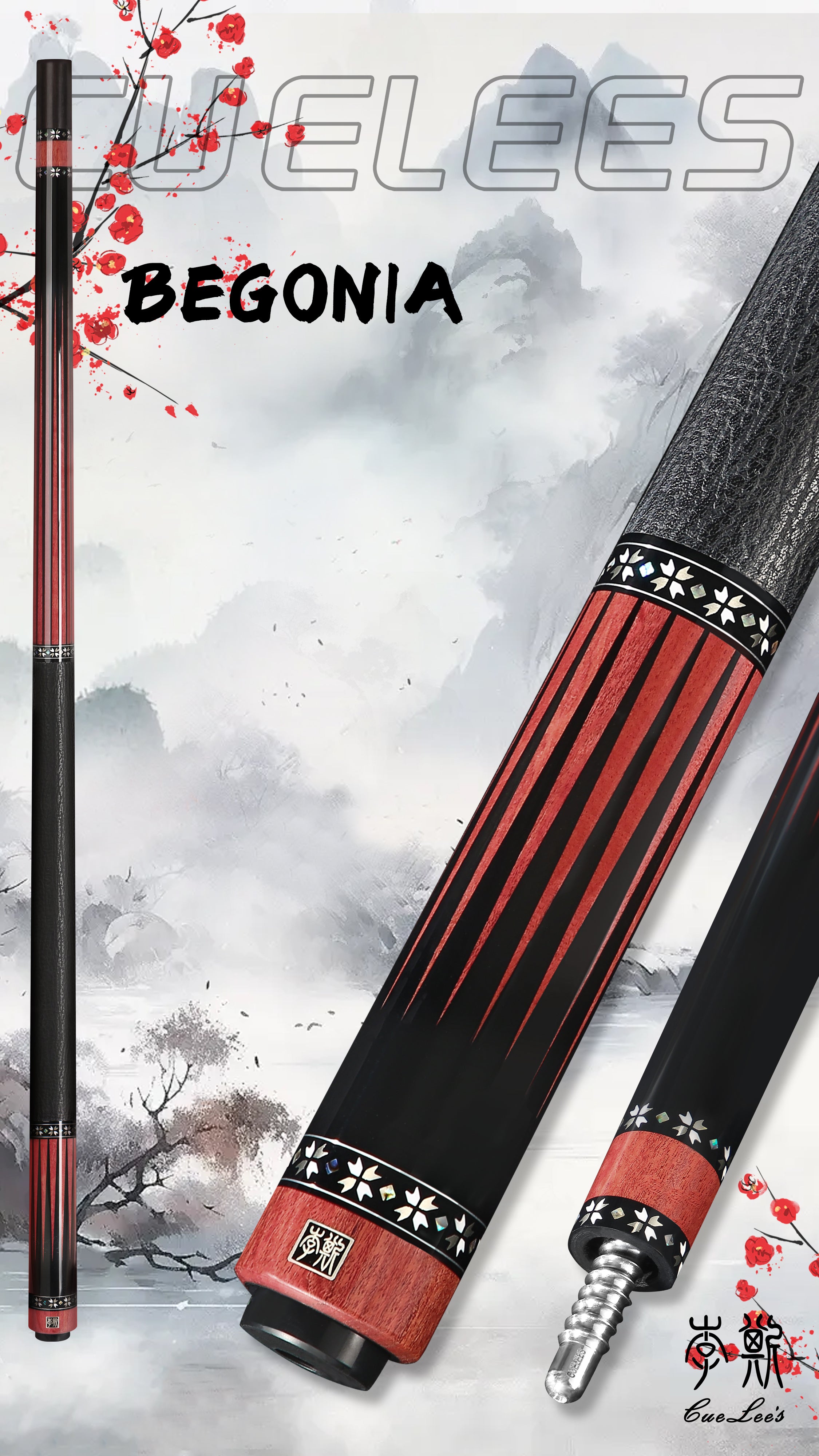 Cuelees Tyrant 2 Pool Cue | LS-E02 Radial Pin – Awesome Billiards